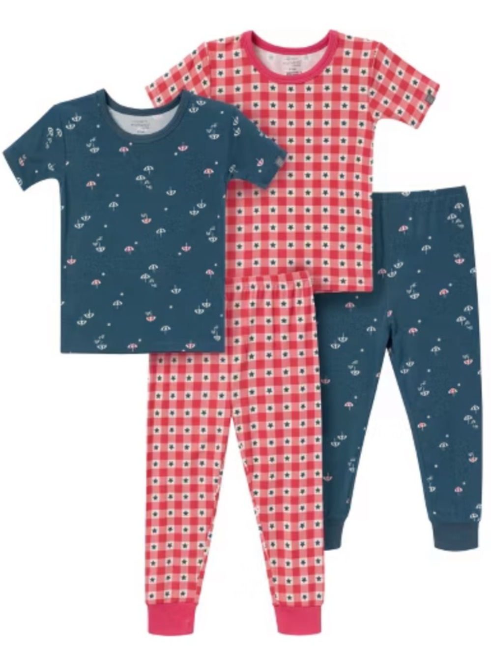 ✨$16✨4-Piece Footless Snug Fit Pajama Set | Modern Moments by Gerber | 4T | NWT
